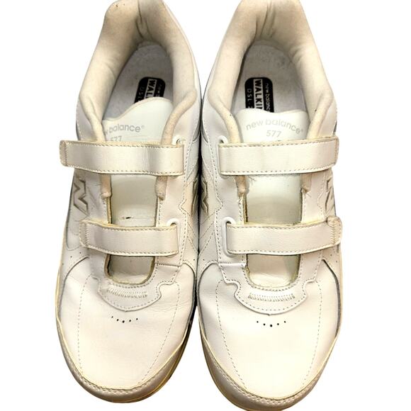 New Balance 577  12 12E Walking Men's Shoes White E Width Strap-On - Picture 1 of 7